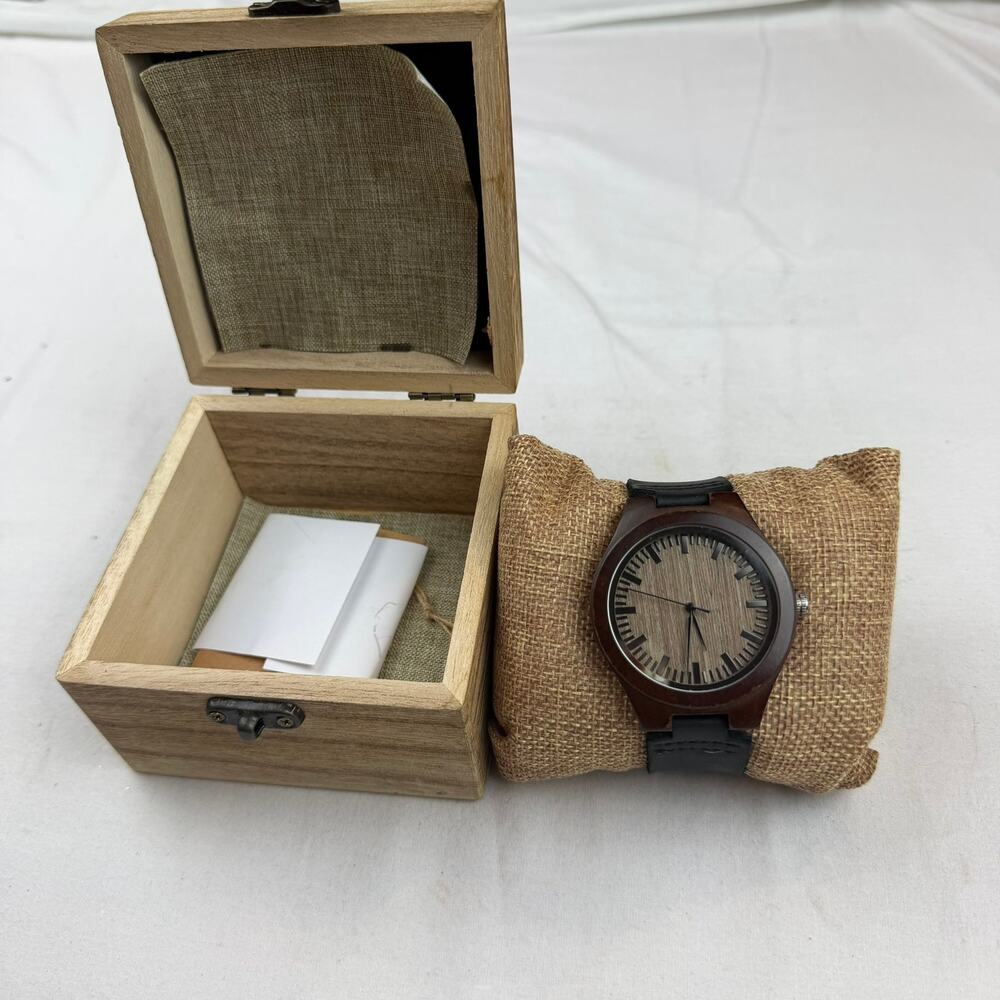Bobo Bird Wooden Watch Engraved To My Son Love Mom Gift Box